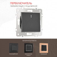 Выключатель Артемилано 203.35-1.black
