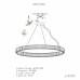 Подвесной светильник iLedex 10920P/1-38W-3000K-D1000 GL-CL