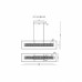 Подвесная люстра iLedex 4737-90 MBK+SGD