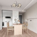 Люстра на штанге Arte Milano 320007/3+3 CR.BK