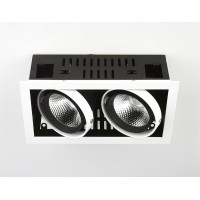 Влагозащищенный светильник Ambrella Light T812 BK/CH 2*12W 4200K