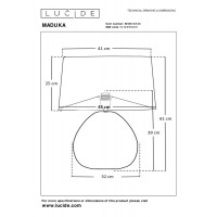 Настольная лампа LUCIDE 10550/81/43