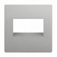 Клавиша/Накладка Werkel WL09-RJ45+RJ45-CP серебряный рифленый
