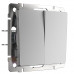 Выключатель Werkel W1122006 серебряный