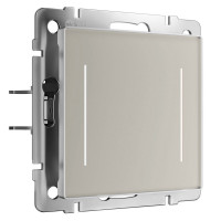 Выключатель Werkel W4522014 дымчатый