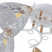 Накладная люстра Arte Milano 321395/5A WH+FG